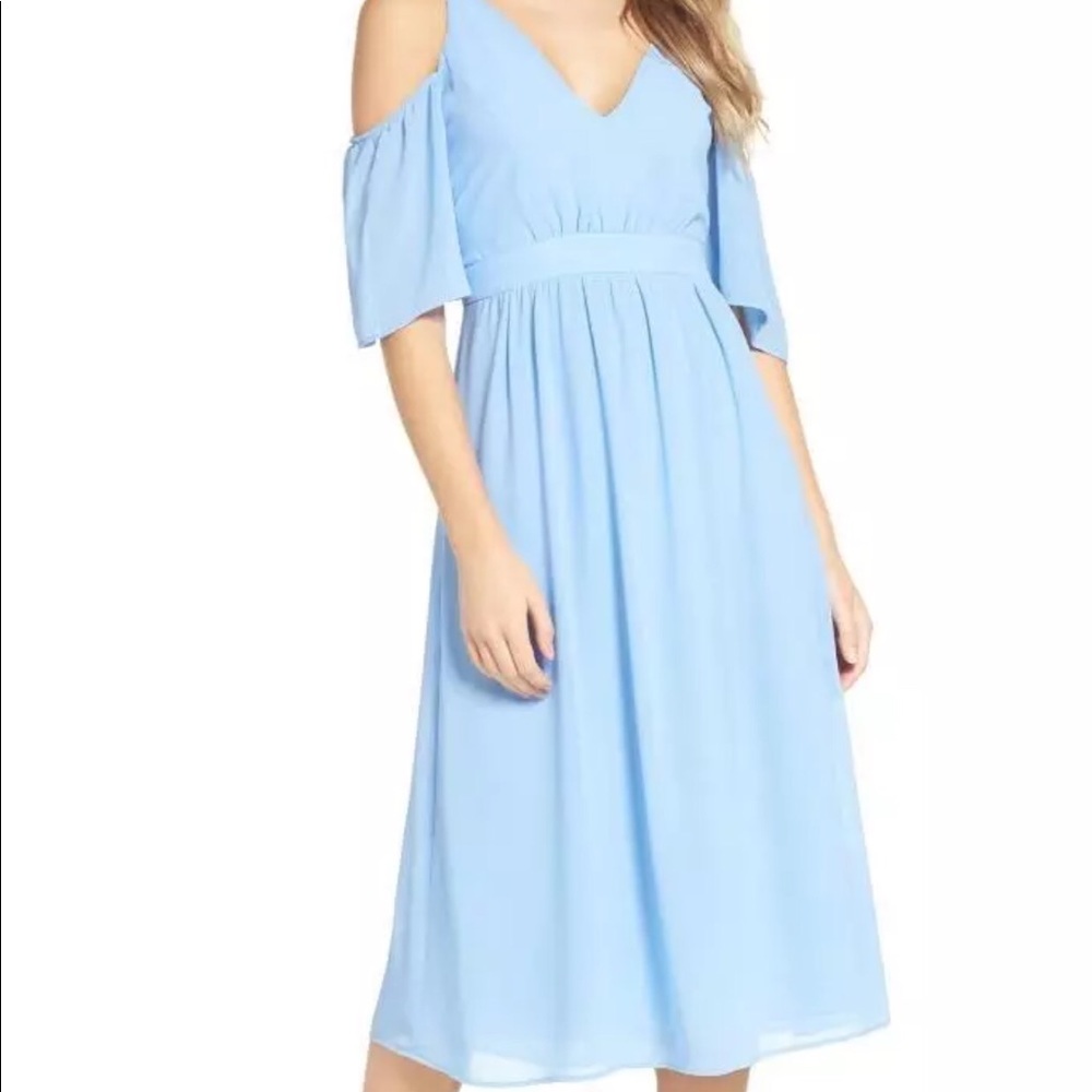 Charles Henry Sky Blue Dress 👗